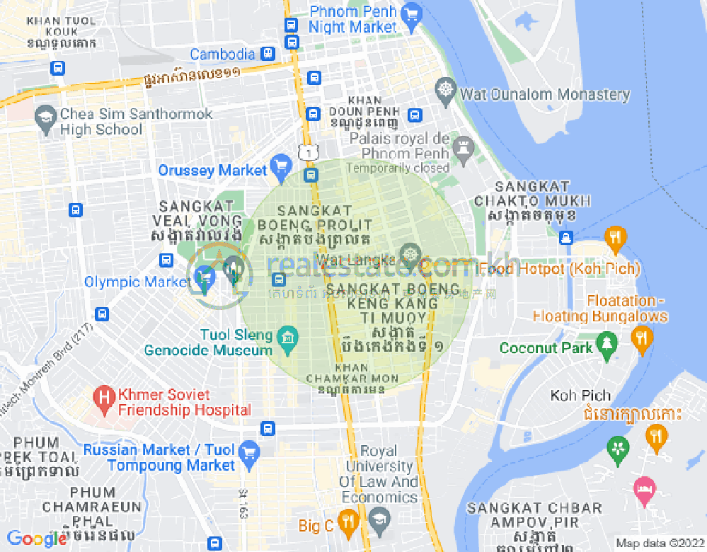 แผนที่ BKK 1, บึงเกงกอง, พนมเปญ