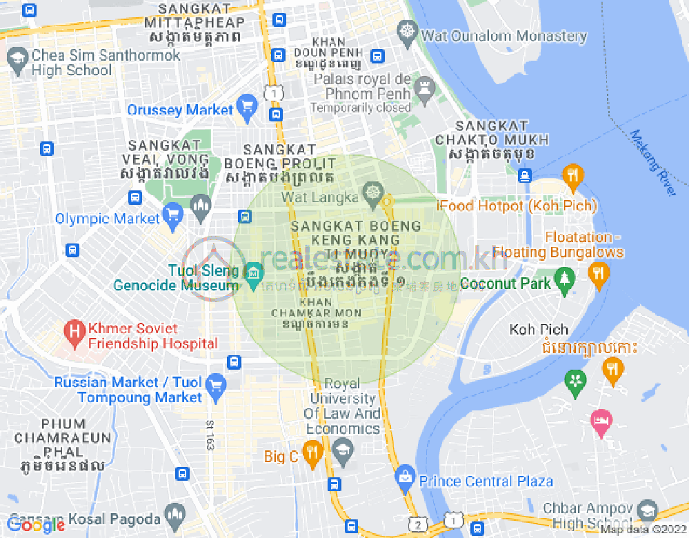 แผนที่ BKK 1, บึงเกงกอง, พนมเปญ