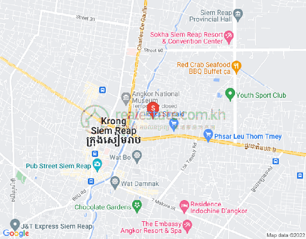 Mapa: Sla Kram, Siem Reap