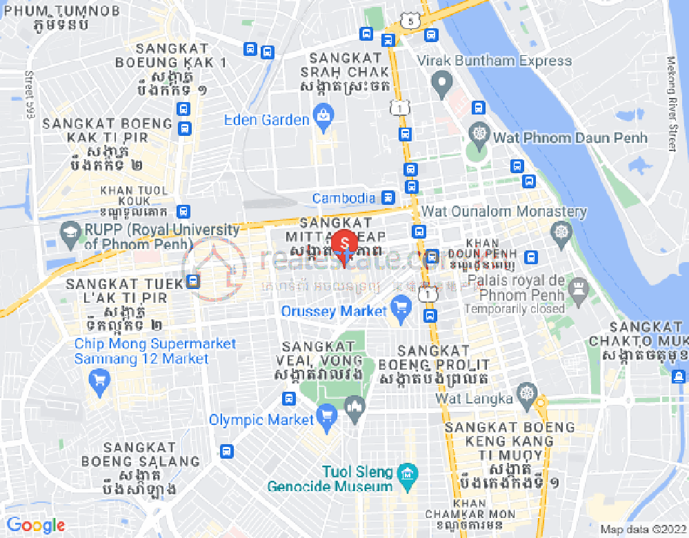 Veal Vong镇, 马卡拉区, 金边地图