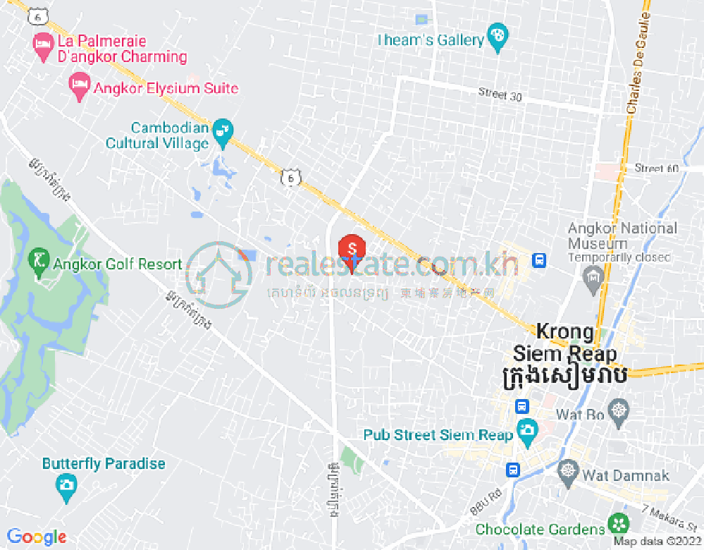 แผนที่ สวายดังกุม, เสียมเรียบ