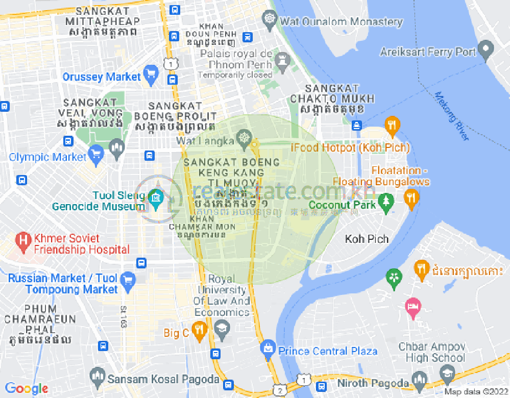 แผนที่ BKK 1, บึงเกงกอง, พนมเปญ