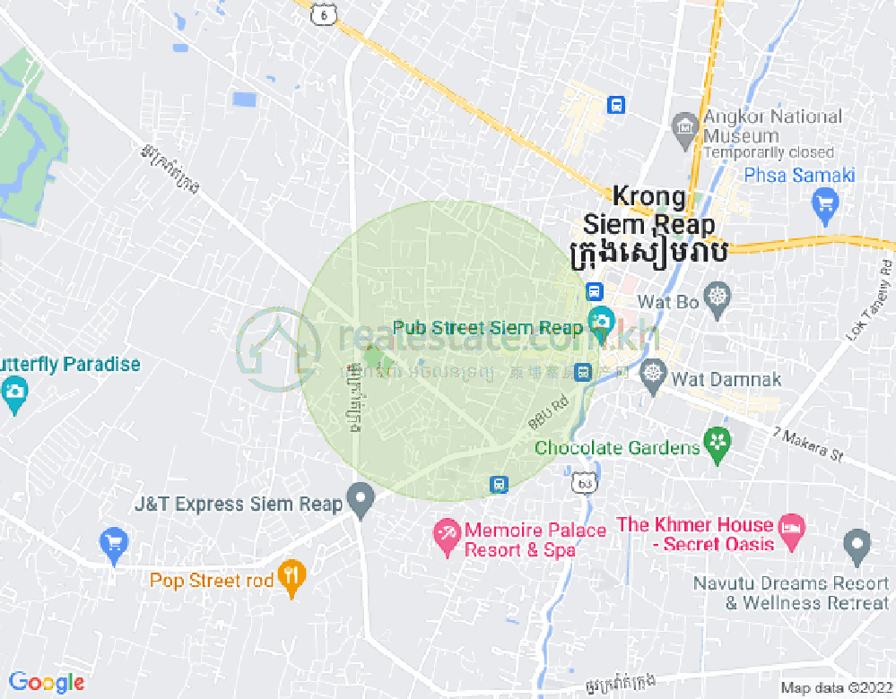 Svay Dangkum分区, 暹粒地图