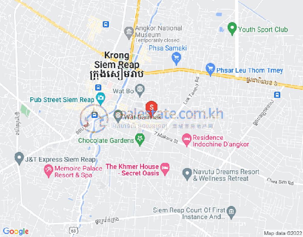 Map of Sala Kamraeuk, Siem Reap