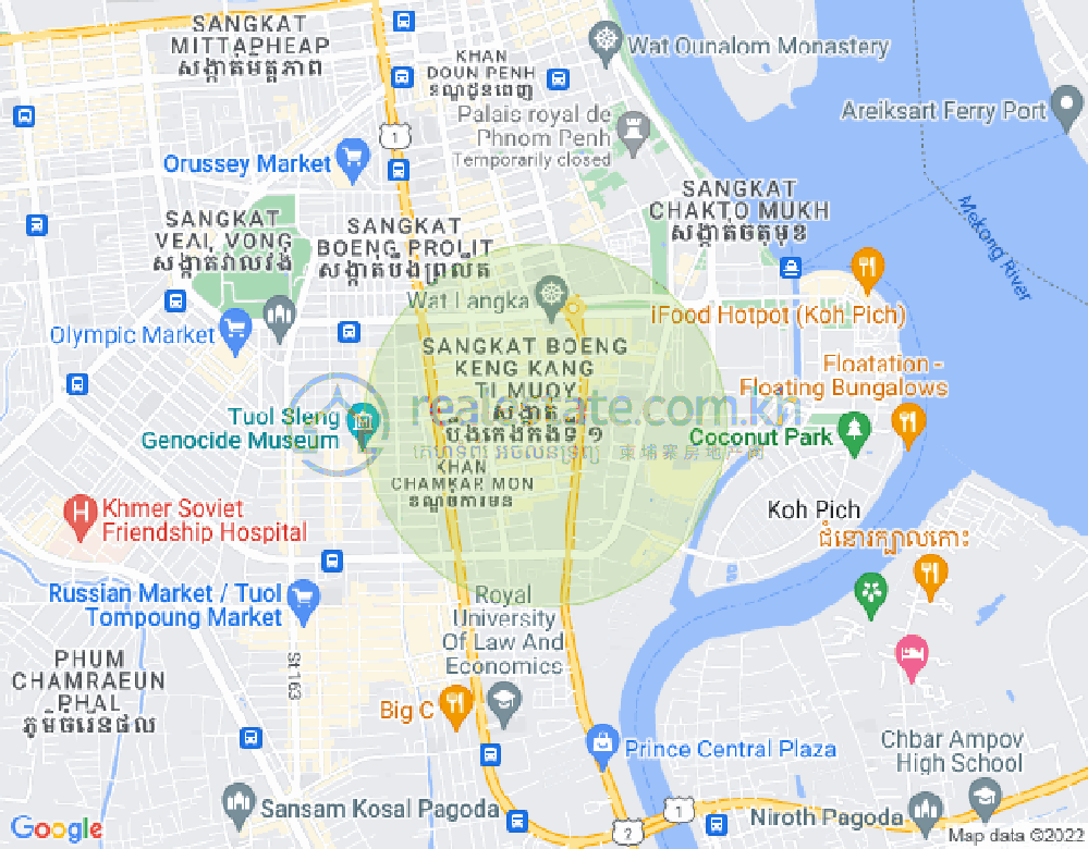 แผนที่ BKK 1, บึงเกงกอง, พนมเปญ
