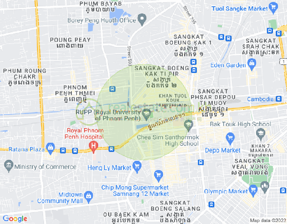 Mapa: Orkide The Royal Condominium