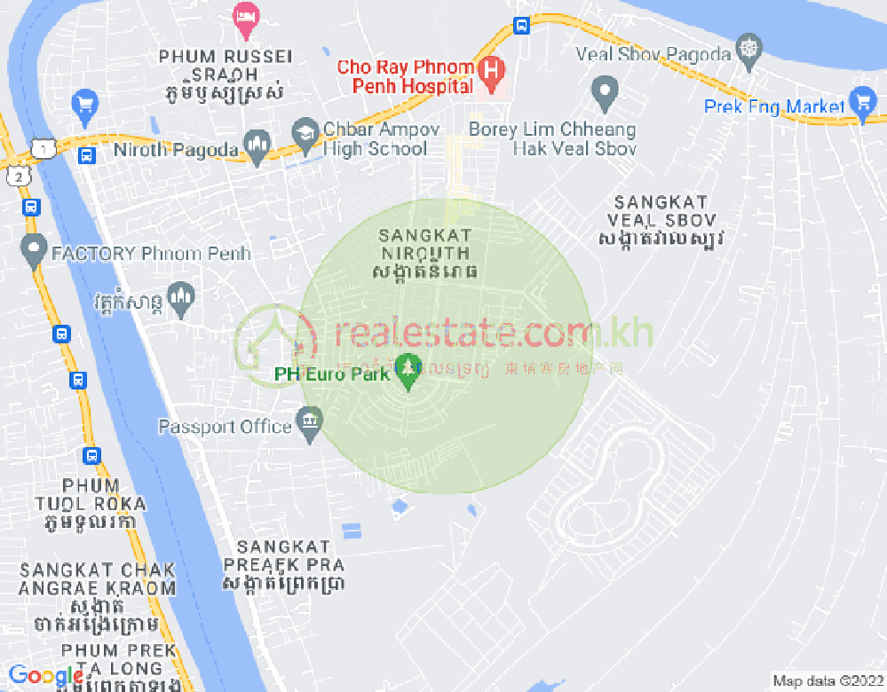 แผนที่ นิรุต, จบาร์อamเปา, พนมเปญ