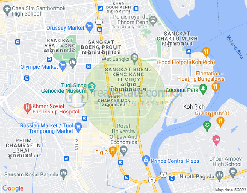 แผนที่ BKK 1, บึงเกงกอง, พนมเปญ