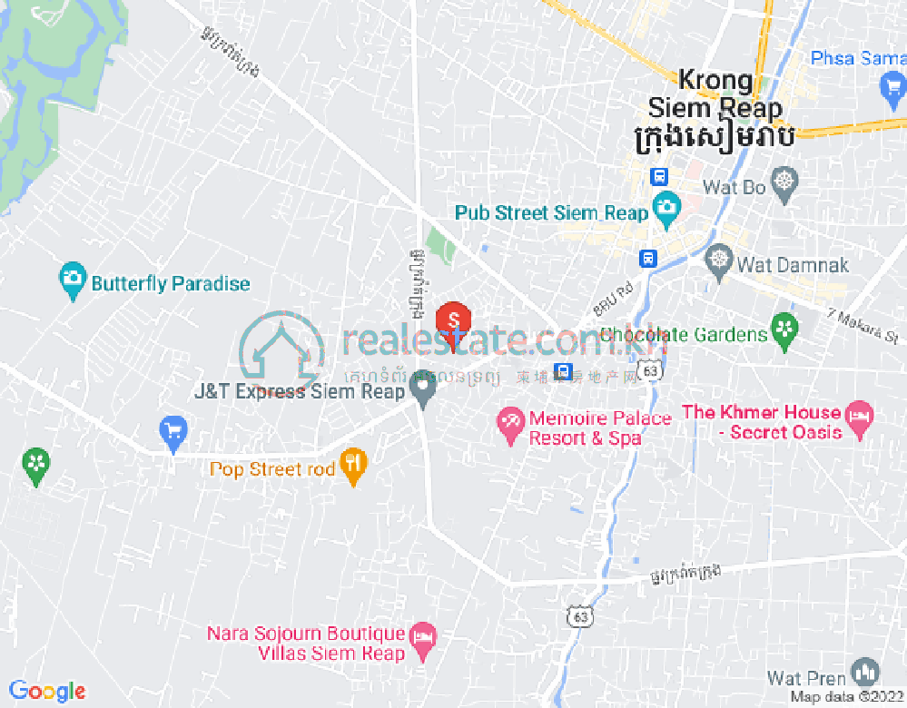 Svay Dangkum分区, 暹粒地图