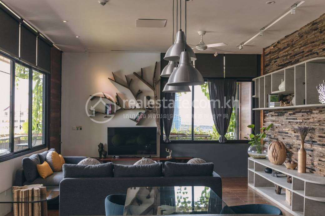 Tronum Sothearos | Serviced Apartment For Rent in Tonle Bassac, Chamkarmon, Phnom Penh
