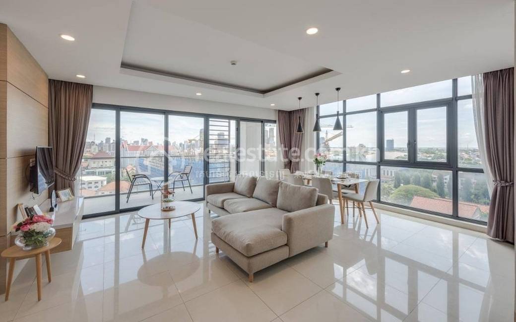 Tonle Bassac Appartement avec services À louer à Tonle Bassac