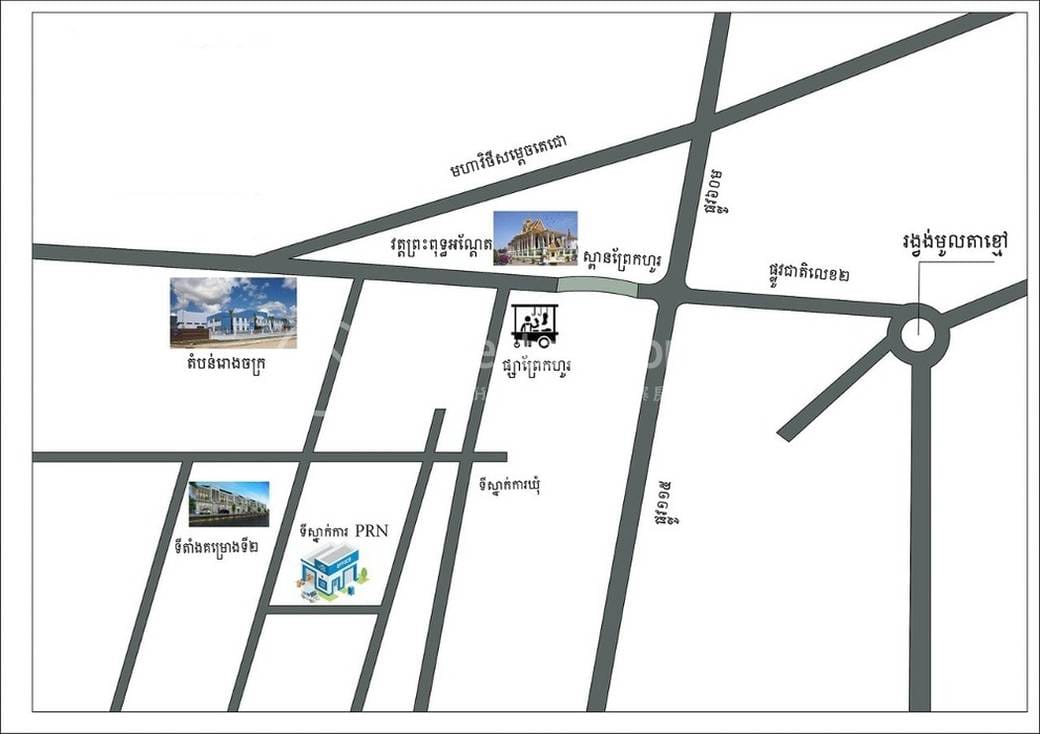 Ta Khmau House and lot สำหรับขาย ใน Prek Ho Ta Khmau $53,000