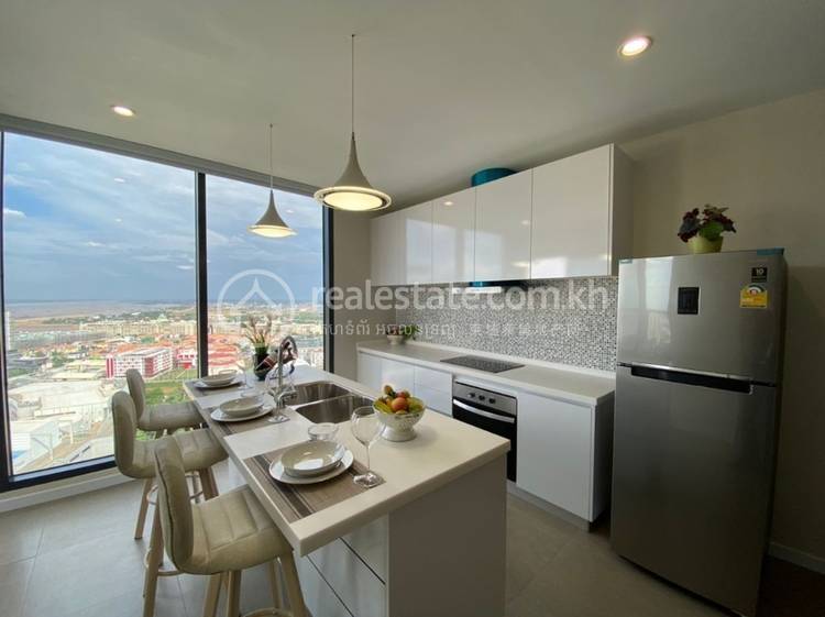 Flat For Rent in Tonle Bassac, Chamkarmon, Phnom Penh