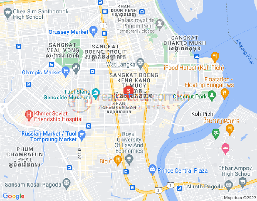 แผนที่ BKK 1, บึงเกงกอง, พนมเปญ