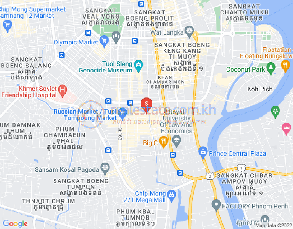แผนที่ ตวลตุมปุง 1, จัมการมอน, พนมเปญ