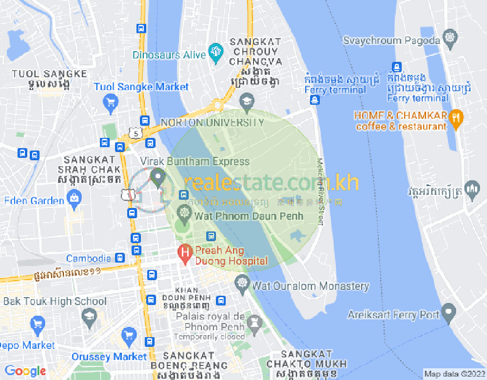 Mapa: P08, Preaek Lieb, Chroy Changvar, Phnom Penh
