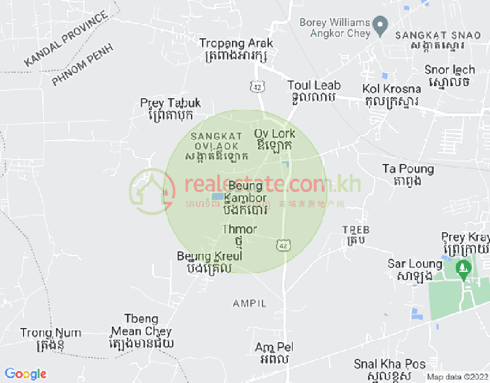 Mapa: No.42 42 Road, Kamboul, Phnom Penh