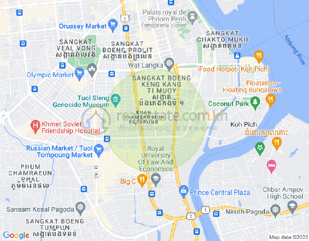 แผนที่ BKK 1, บึงเกงกอง, พนมเปญ