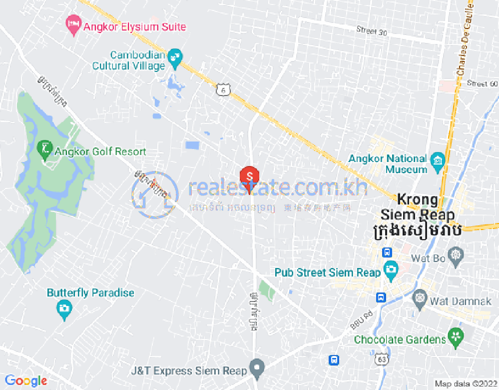 Svay Dangkum分区, 暹粒地图