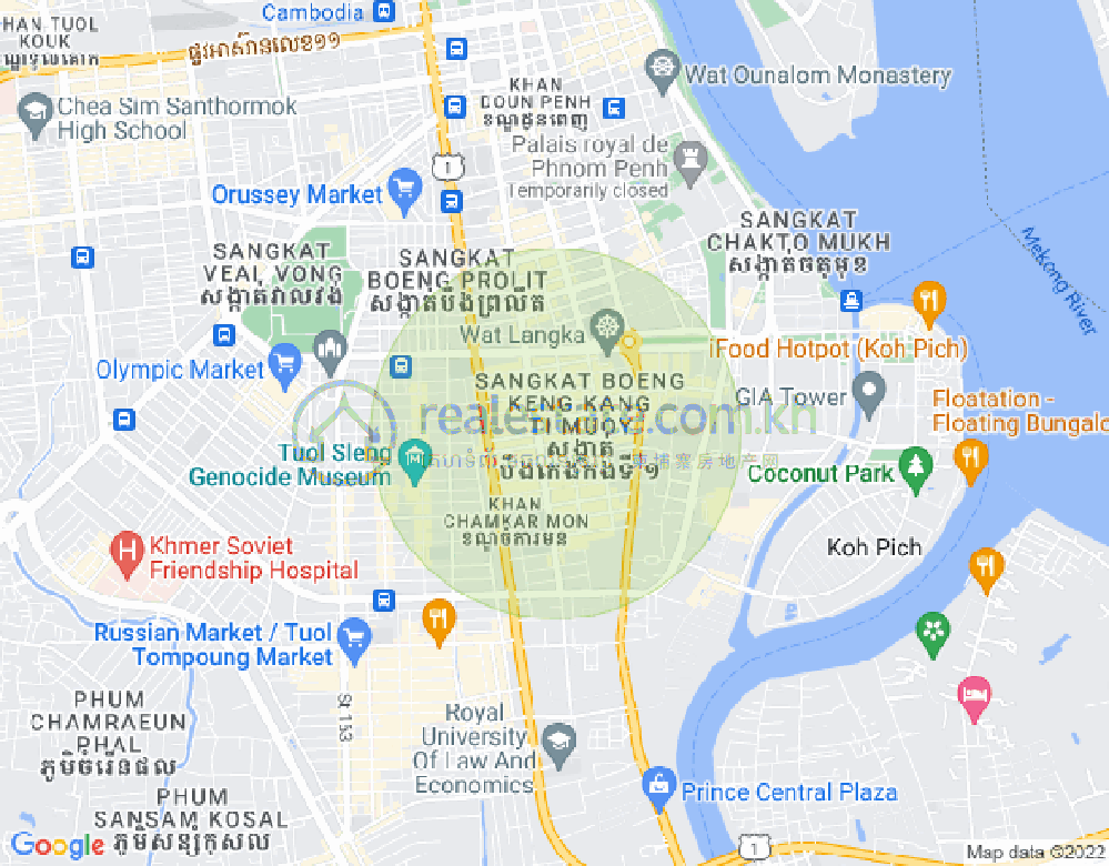 แผนที่ BKK 1, บึงเกงกอง, พนมเปญ