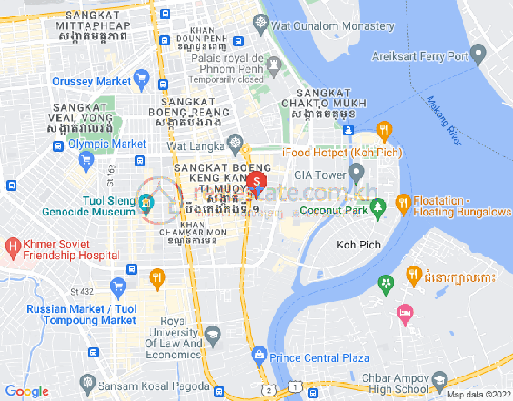Boeung Prolit分区, 马卡拉区, 金边地图