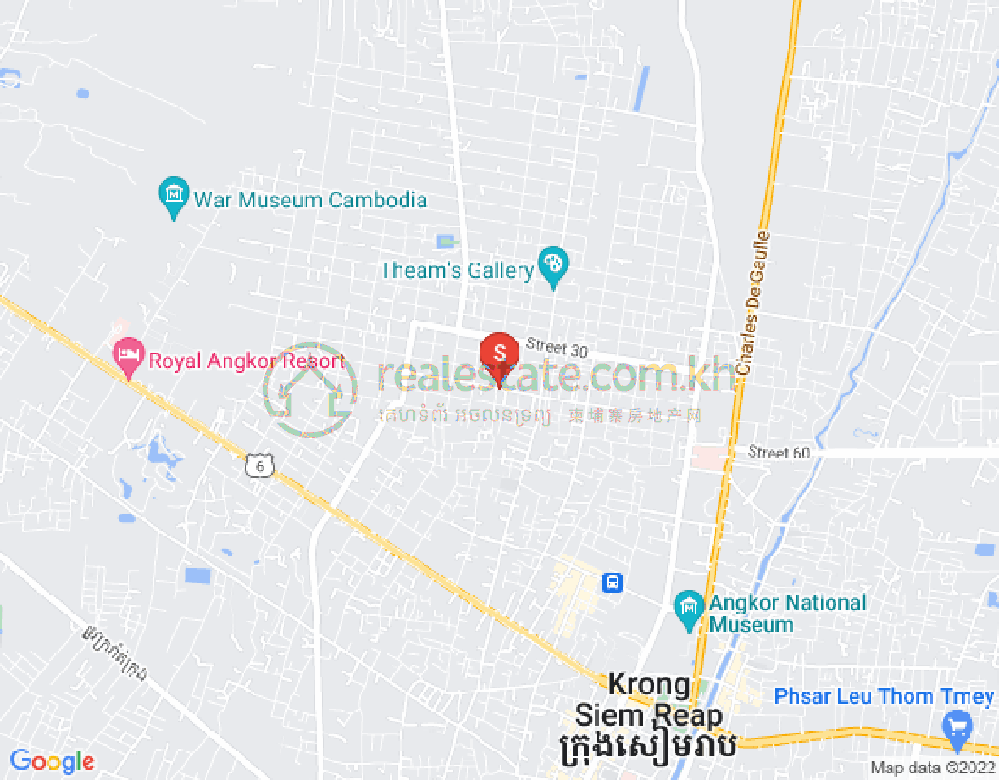 Map of Kouk Chak, Siem Reap
