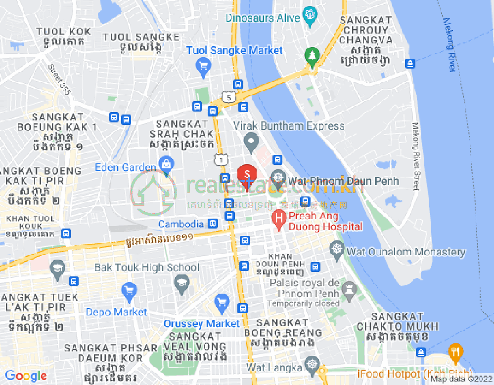 Mapa: Chey Chumneah, Daun Penh, Phnom Penh