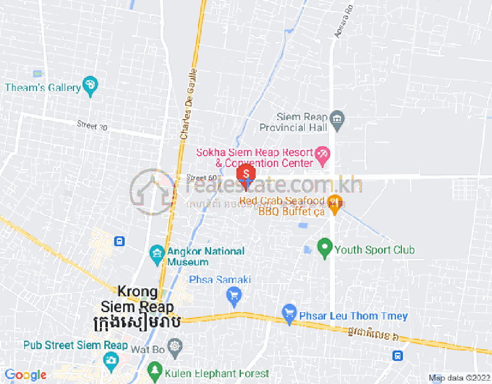 Mapa: Sla Kram, Siem Reap