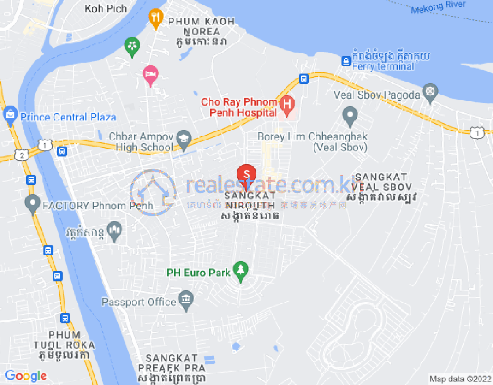 แผนที่ นิรุต, จบาร์อamเปา, พนมเปญ