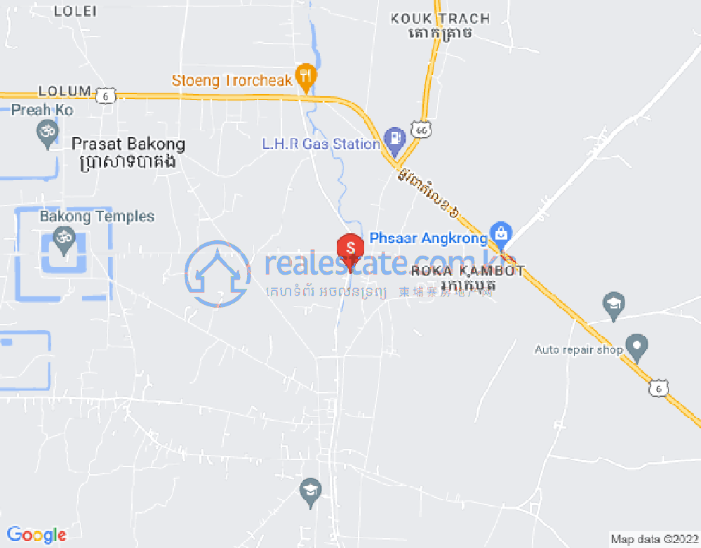 Carte de Kandaek, Prasat Bakong, Siem-Réap