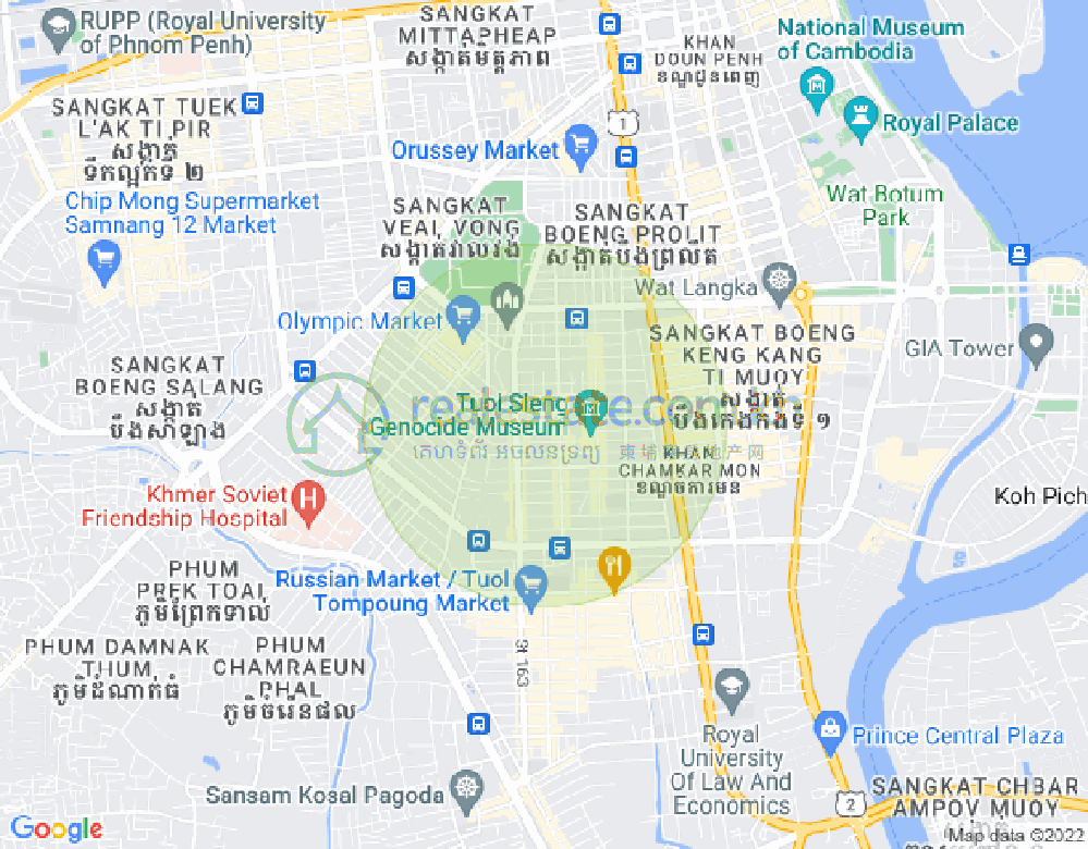 แผนที่ BKK 1, บึงเกงกอง, พนมเปญ