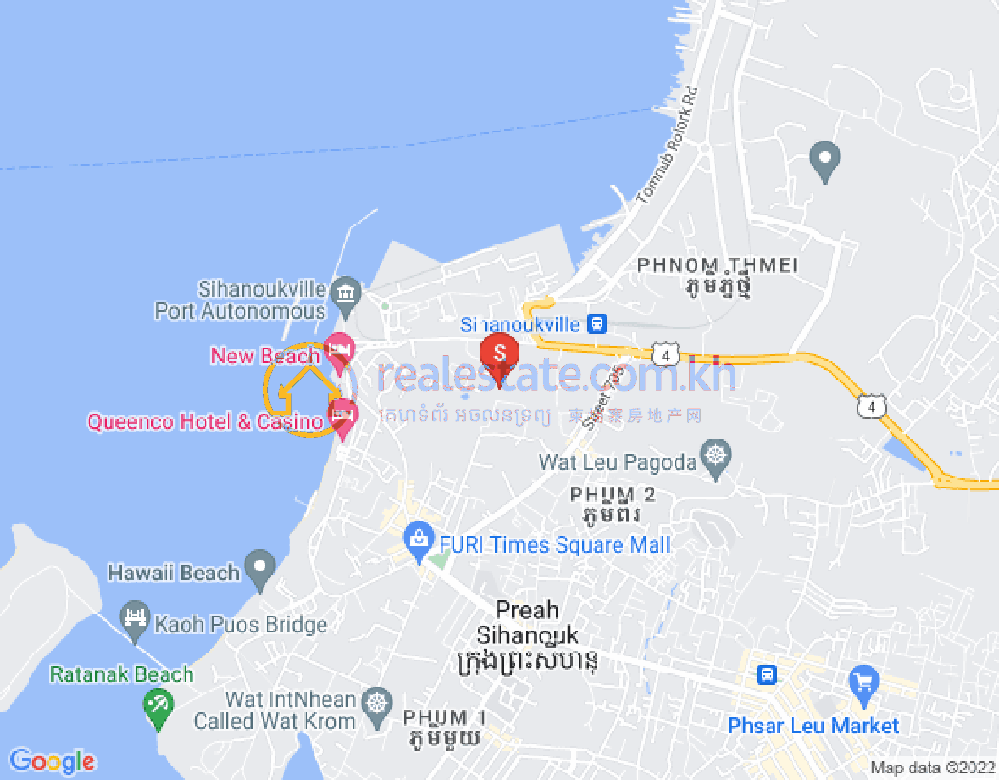 Mapa: Sangkat Buon, Sihanoukville
