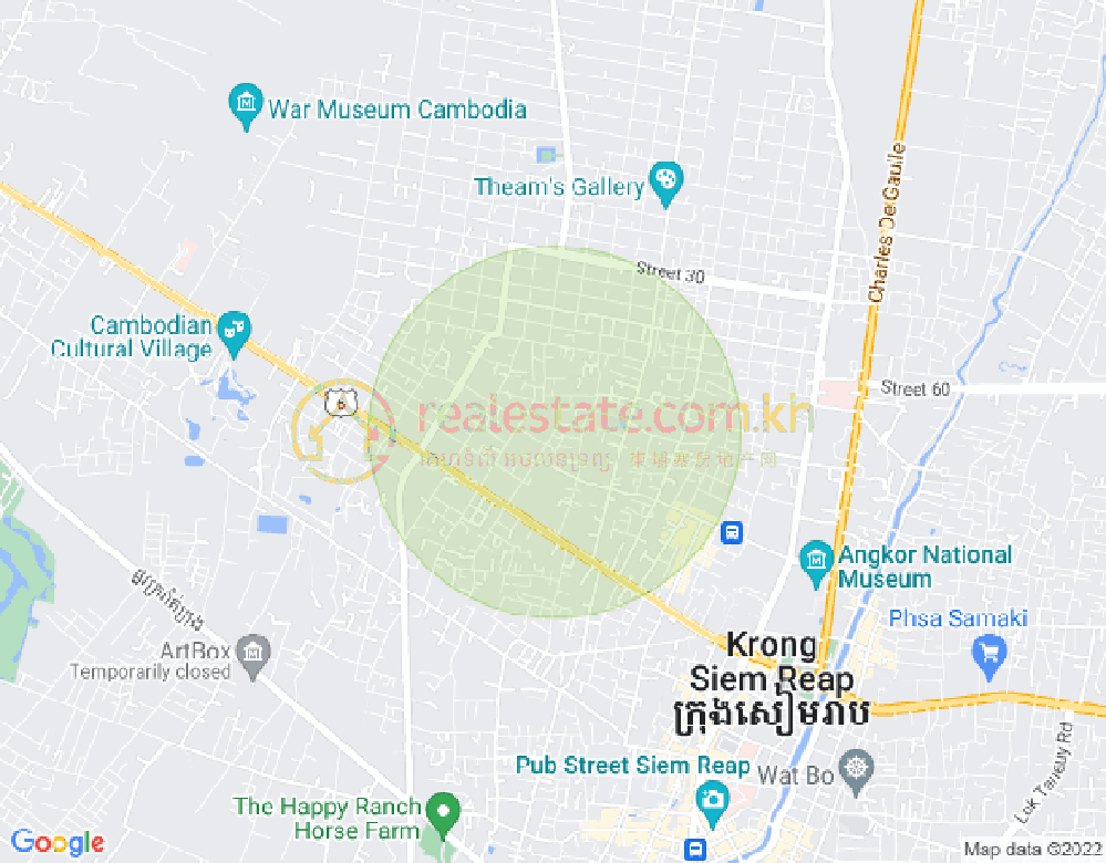 Svay Dangkum分区, 暹粒地图