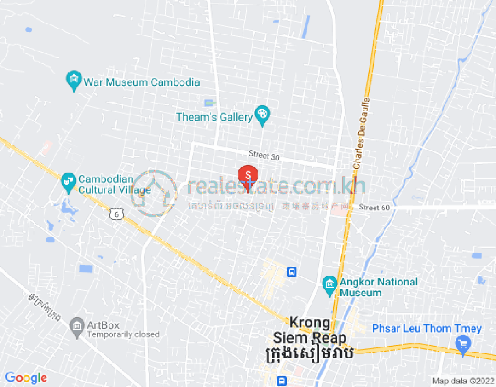 Mapa: Sala Kamraeuk, Siem Reap