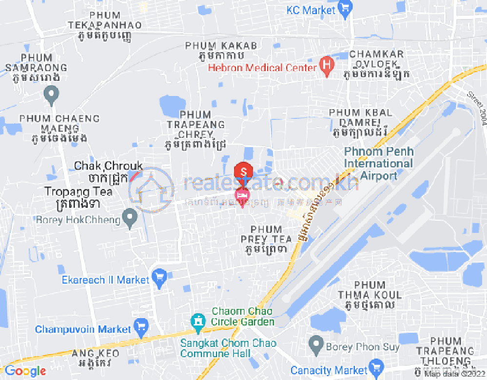 Карта Какап, Пор Сен Чей, Пномпень