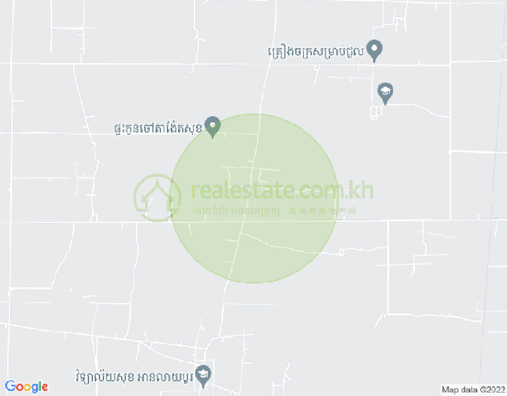 22, Leay Bour县, Tram Kak市, 茶胶省地图