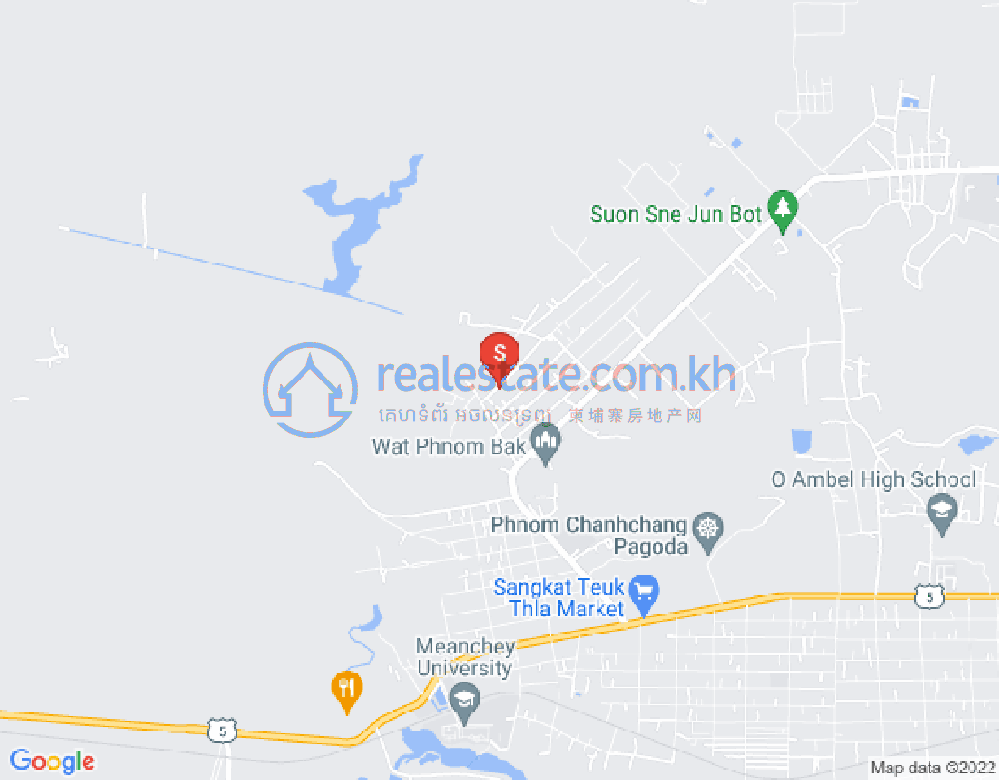 Carte de Teuk Thla, Serei Saophoan, Banteay Meanchey