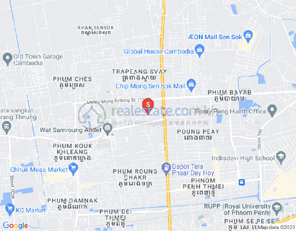 ផែនទី ភ្នំពេញថ្មី, សែនសុខ, ភ្នំពេញ
