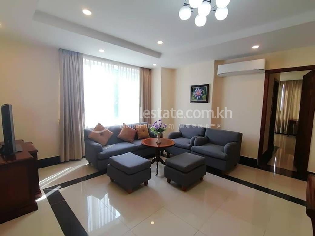 Appartement avec services À louer à Boeng Keng Kang $1,400