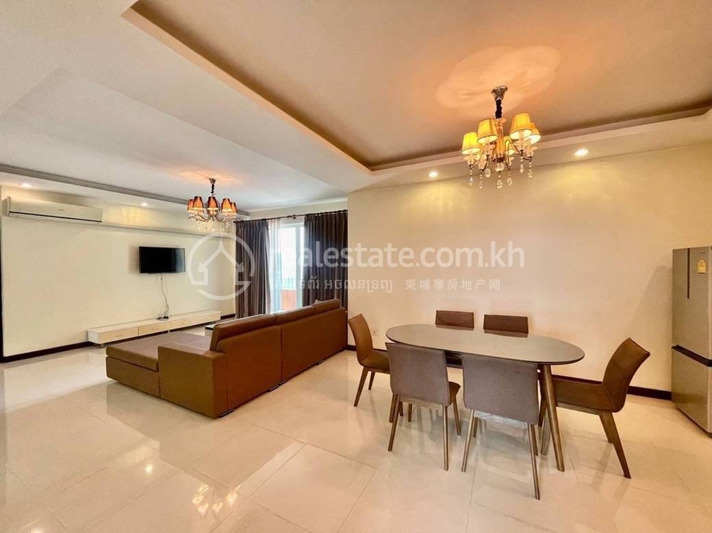 Apartment For Rent in Tonle Bassac, Chamkarmon, Phnom Penh