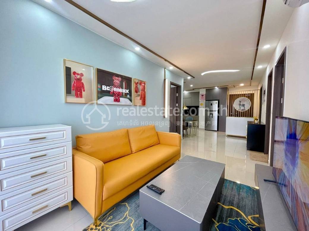 Chamkarmon Condo For Rent in Tonle Bassac Chamkarmon $1,050