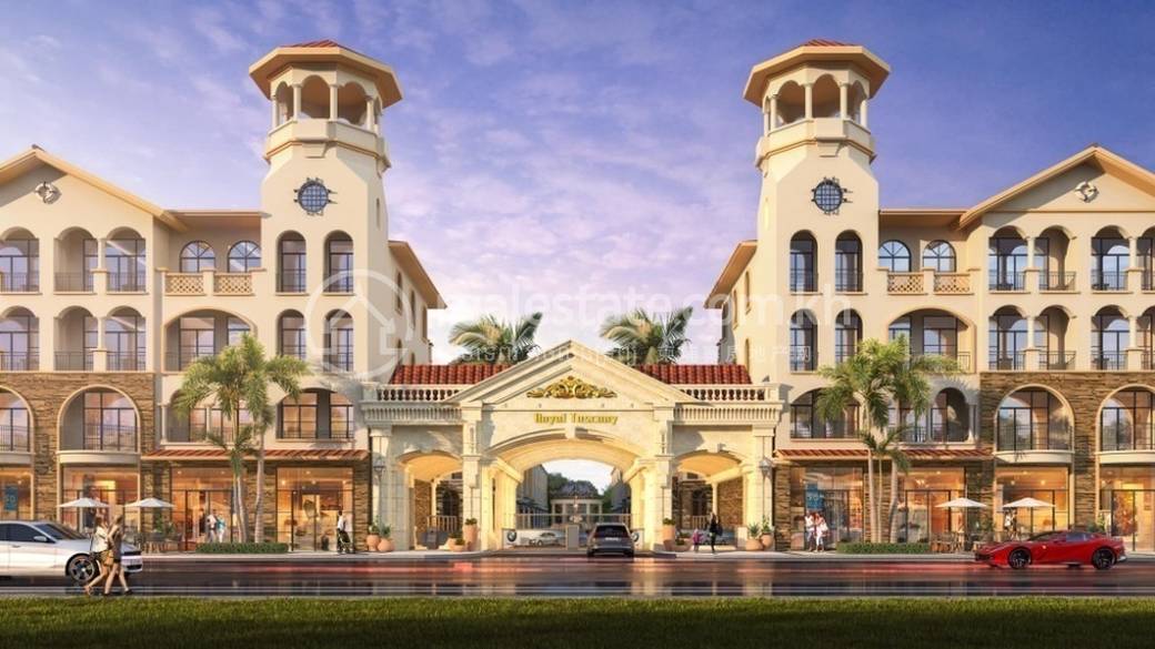 Borey Royal Tuscany | 5-18 sqm Living Size Shophouse For Sale in Meanchey
