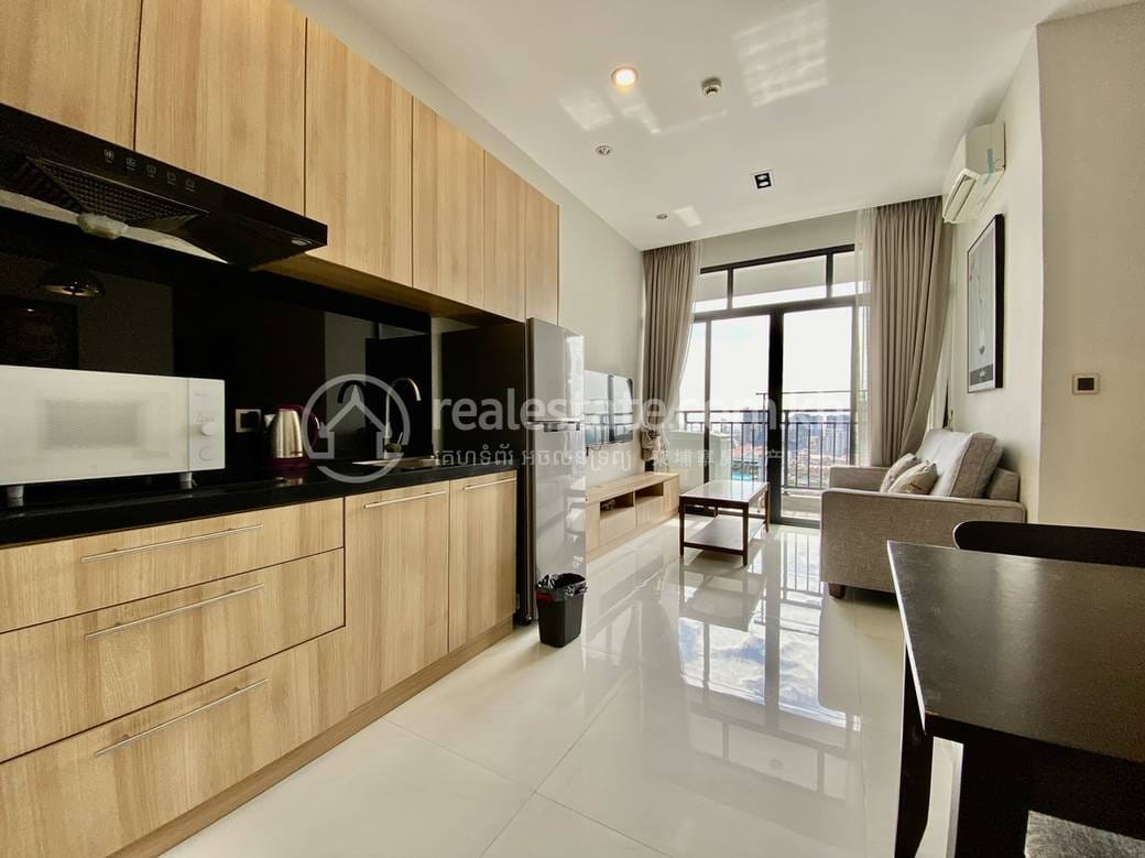 75 sqm Living Size Serviced Apartment For Rent in Boeng Keng Kang
