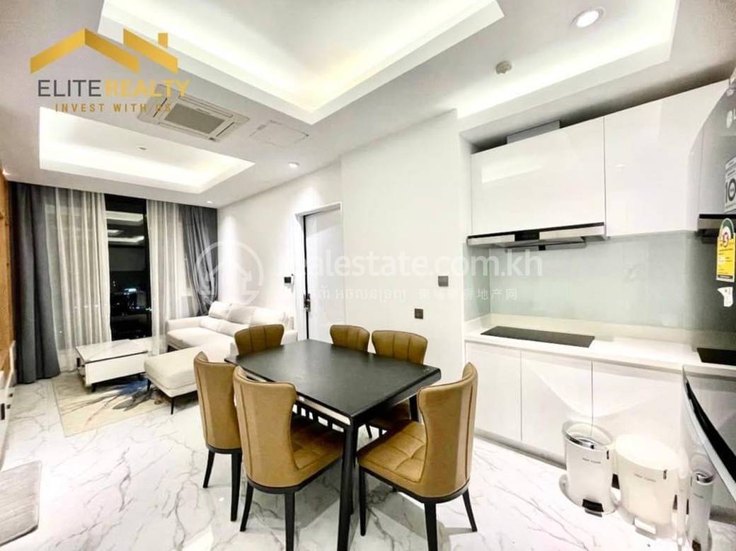 96 sqm Living Size Apartmán se službami K pronájmu in Boeng Keng Kang