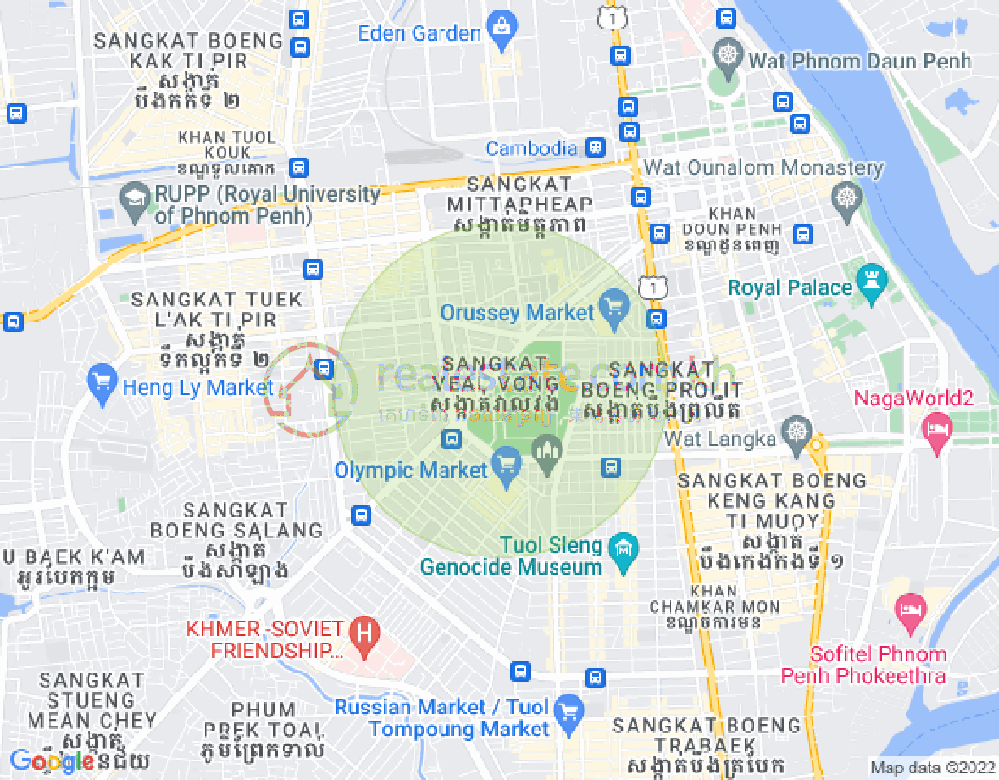 แผนที่ เวียลวง, เจ็ดมกรา, พนมเปญ