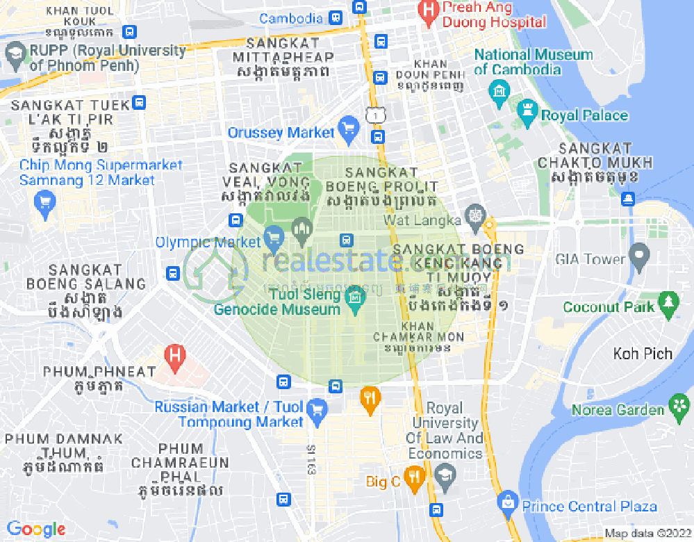 แผนที่ BKK 1, บึงเกงกอง, พนมเปญ