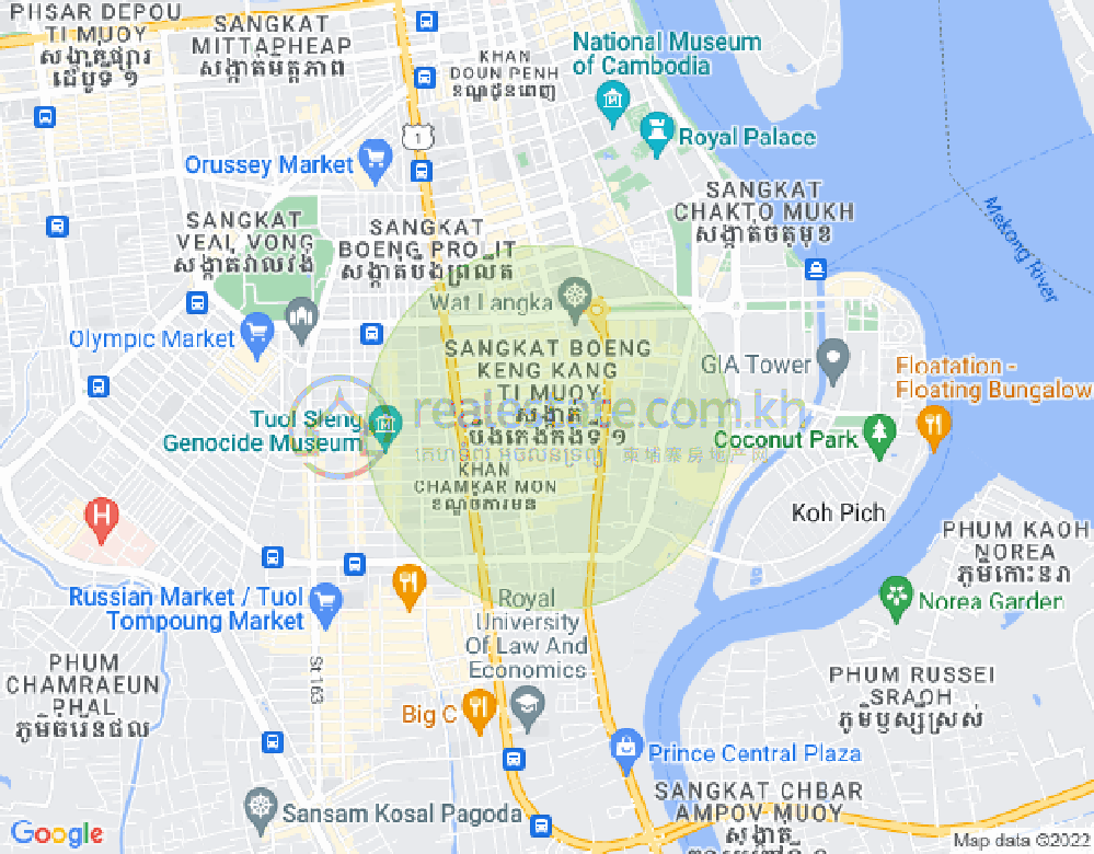 แผนที่ BKK 1, บึงเกงกอง, พนมเปญ
