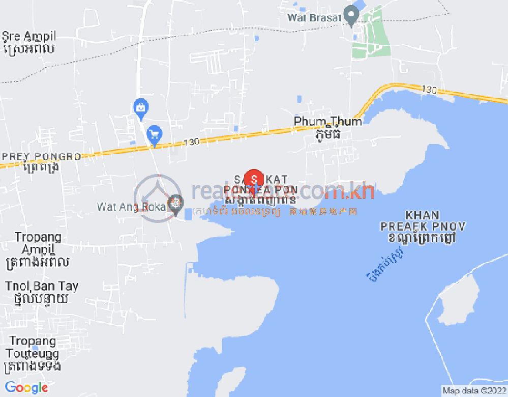 Carte de Ponhea Pon, Prek Pnov, Phnom Penh