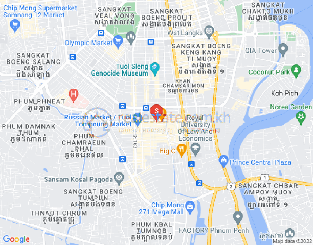 แผนที่ ตวลตุมปุง 1, จัมการมอน, พนมเปญ