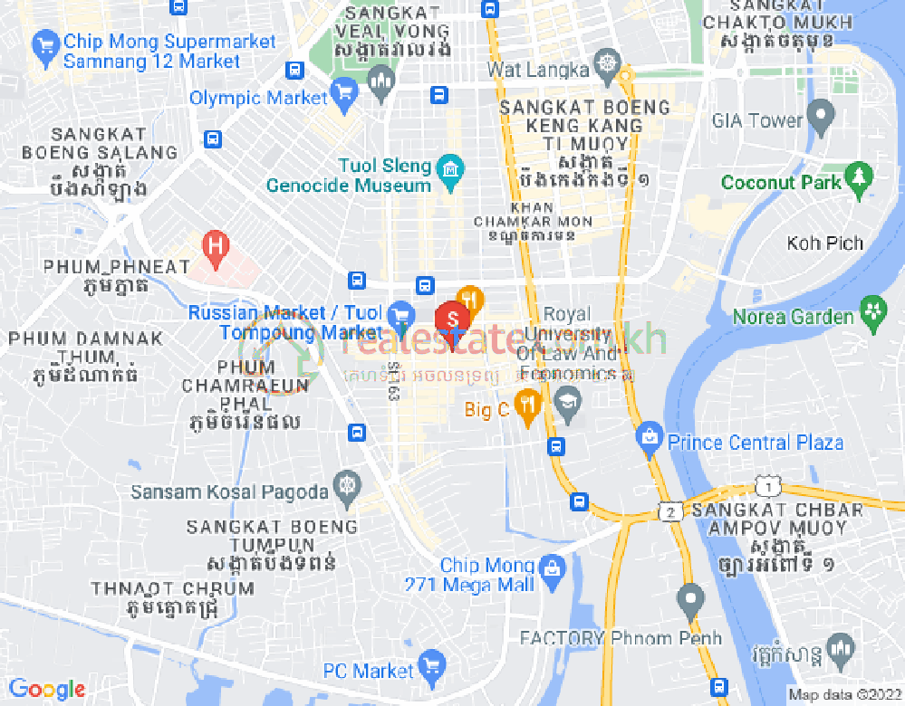 แผนที่ ตวลตุมปุง 1, จัมการมอน, พนมเปญ